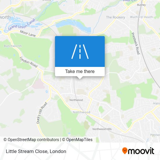 Little Stream Close map