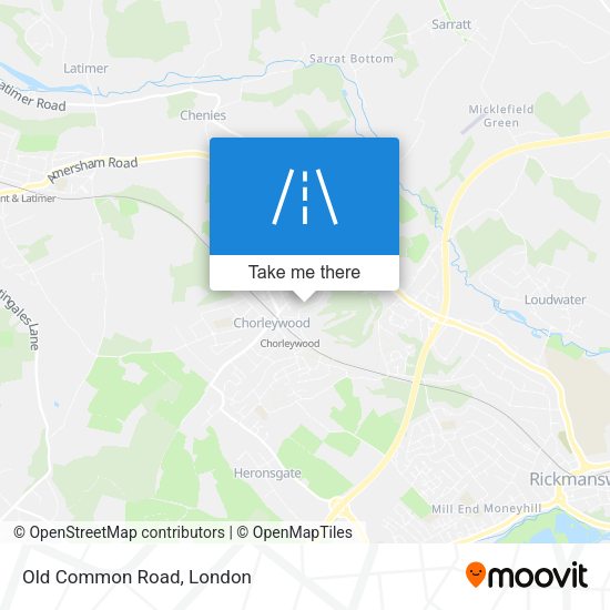 Old Common Road map