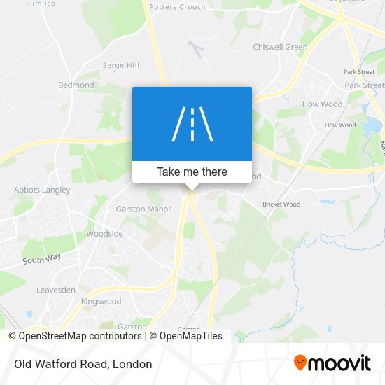 Old Watford Road map
