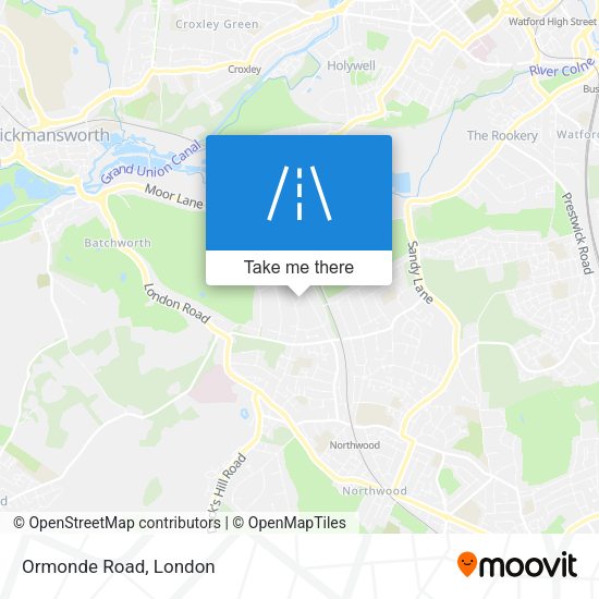 Ormonde Road map
