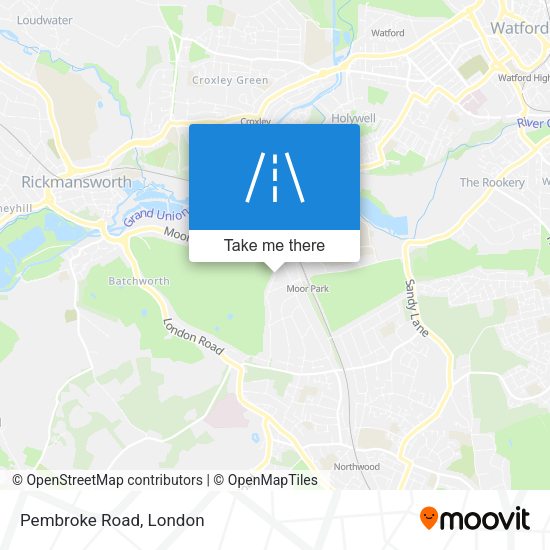 Pembroke Road map