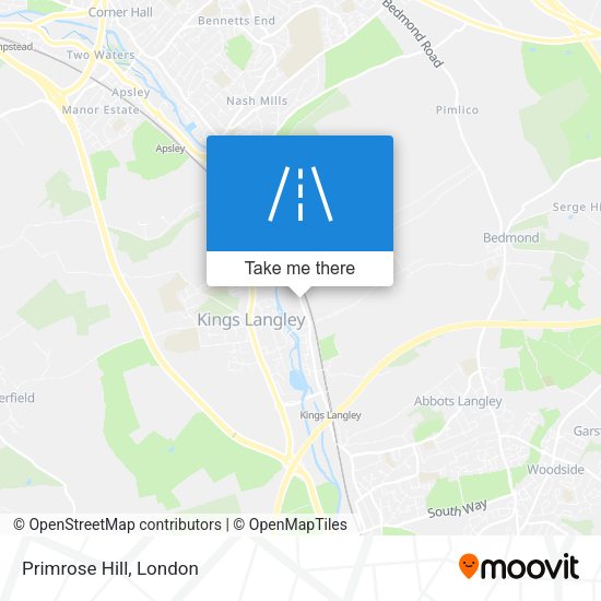 Primrose Hill map