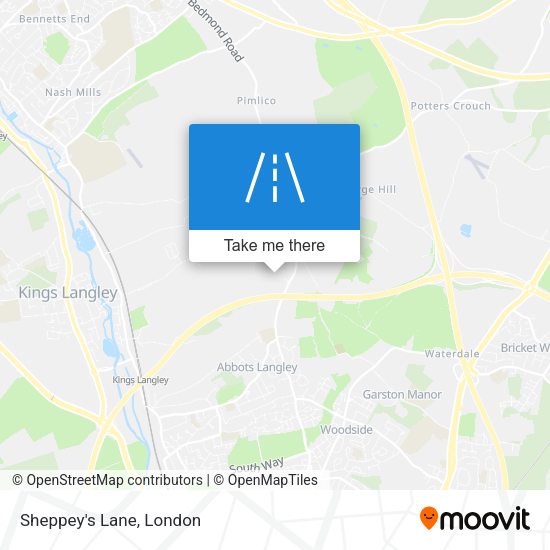 Sheppey's Lane map