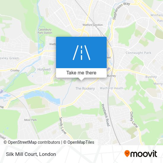 Silk Mill Court map