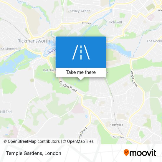 Temple Gardens map
