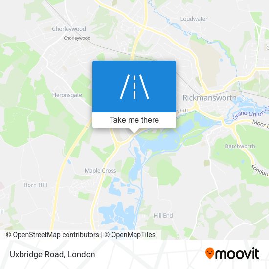 Uxbridge Road map