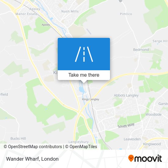 Wander Wharf map