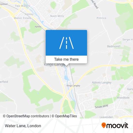 Water Lane map
