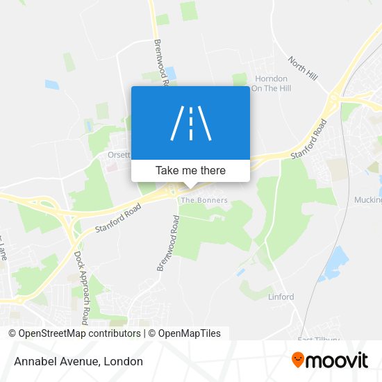 Annabel Avenue map