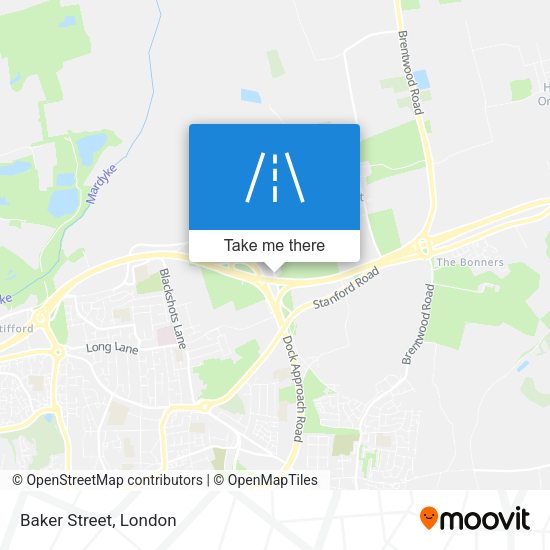 Baker Street map
