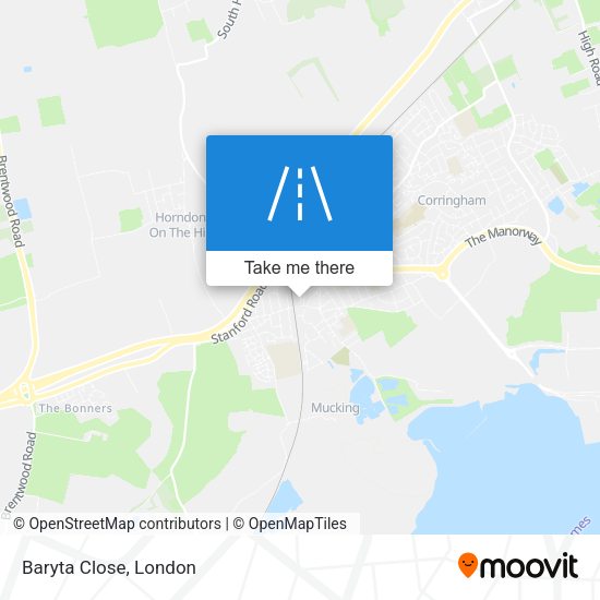 Baryta Close map