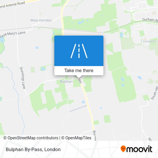 Bulphan By-Pass map