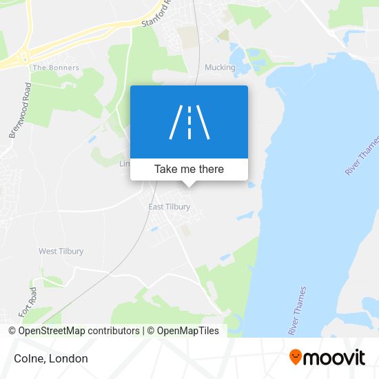 Colne map