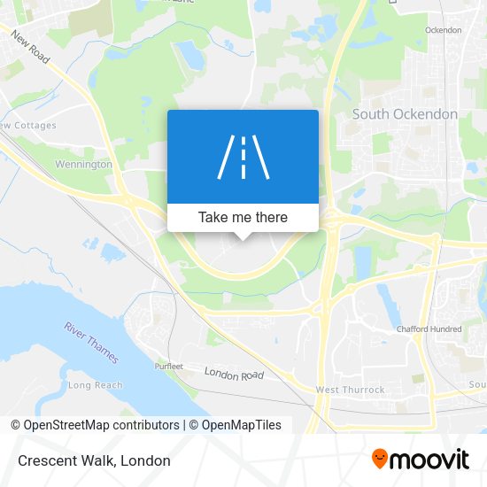 Crescent Walk map
