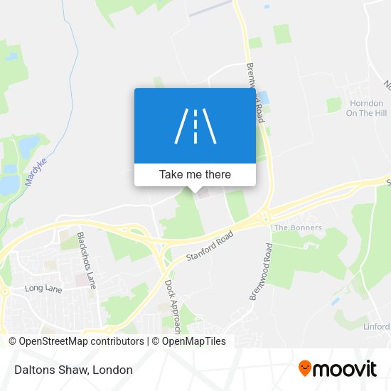 Daltons Shaw map