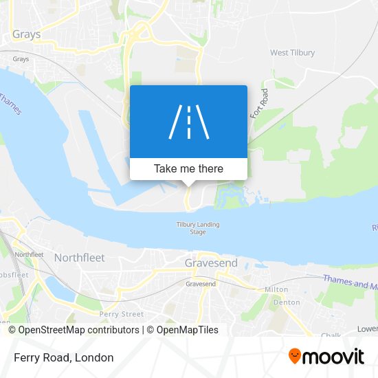 Ferry Road map