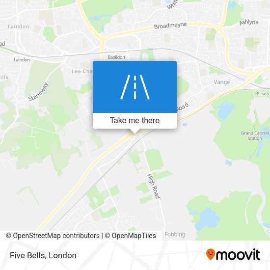Five Bells map