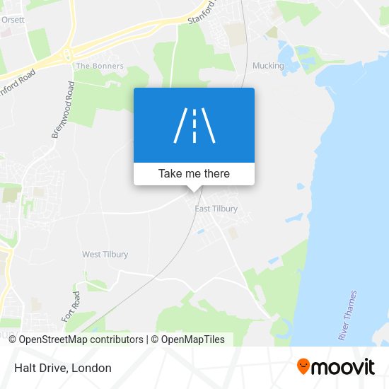 Halt Drive map