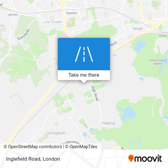 Inglefield Road map