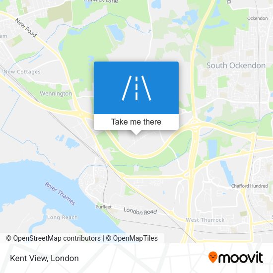 Kent View map