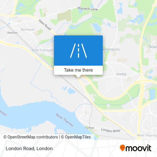 London Road map