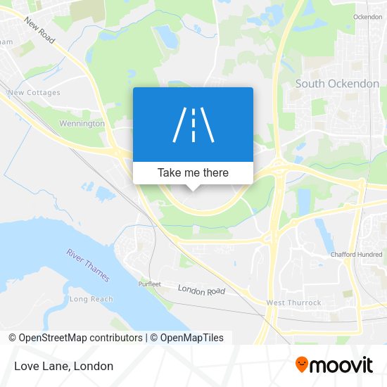 Love Lane map