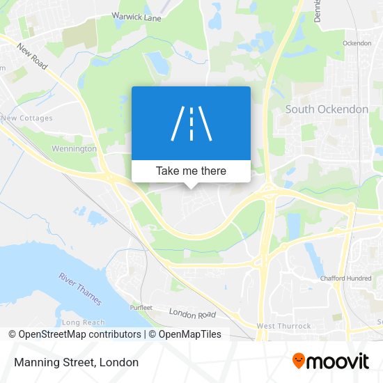 Manning Street map