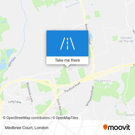 Medbree Court map