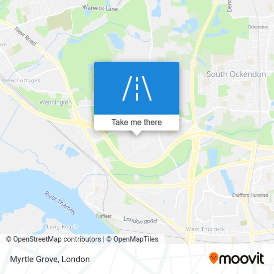Myrtle Grove map