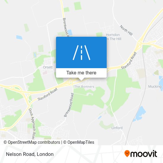 Nelson Road map