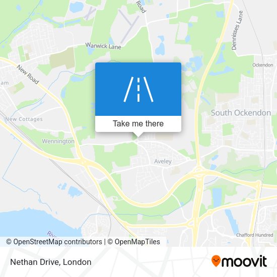 Nethan Drive map