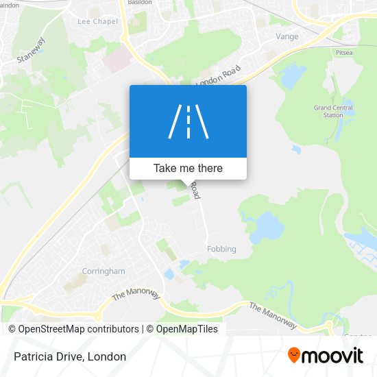 Patricia Drive map