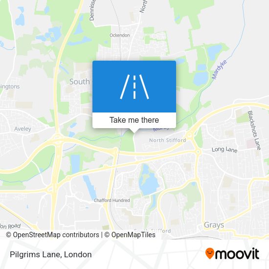 Pilgrims Lane map