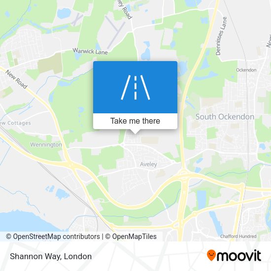 Shannon Way map