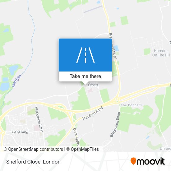 Shelford Close map