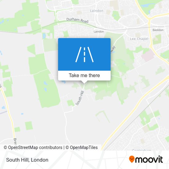 South Hill map