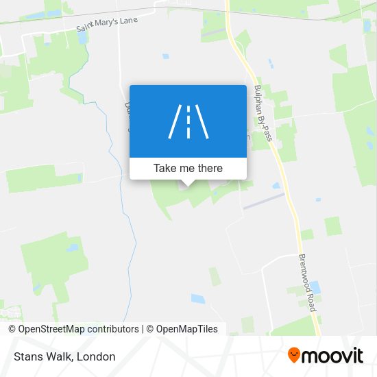 Stans Walk map