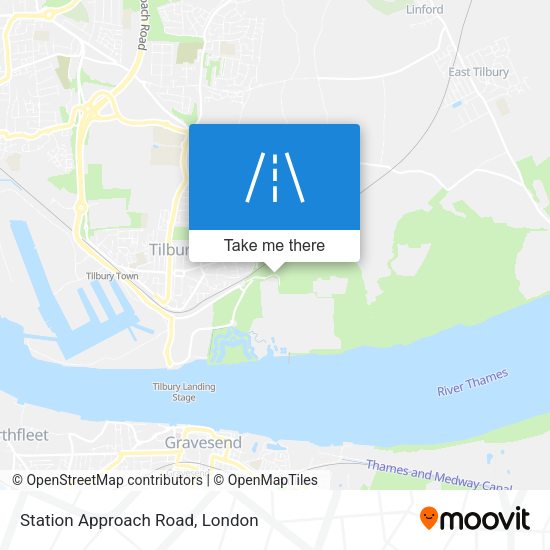 Station Approach Road map
