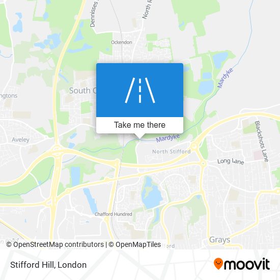 Stifford Hill map