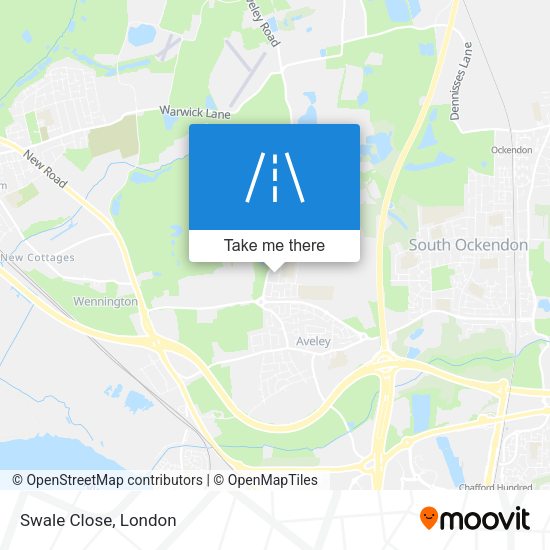 Swale Close map