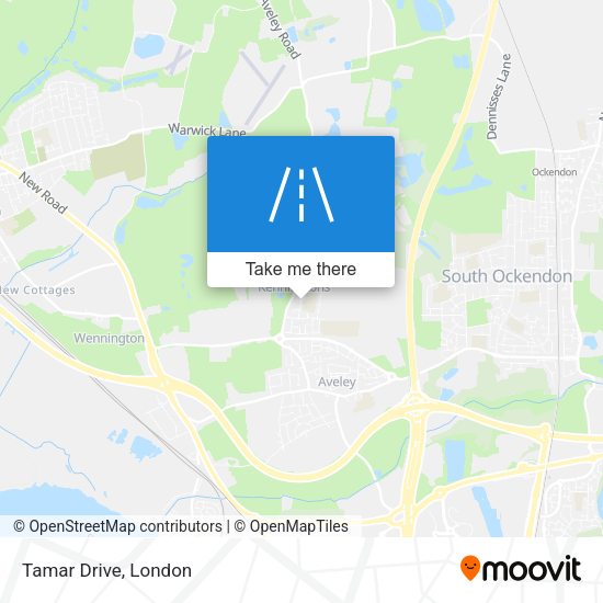 Tamar Drive map