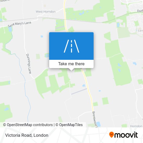 Victoria Road map