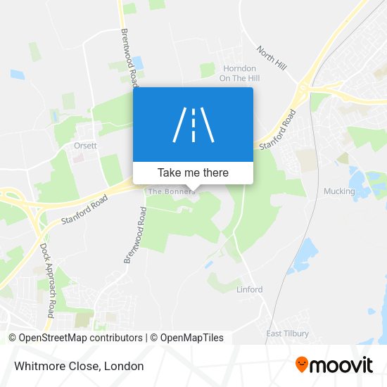 Whitmore Close map