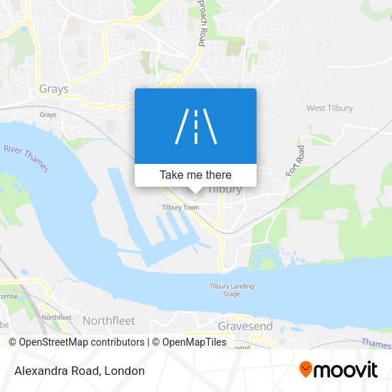 Alexandra Road map