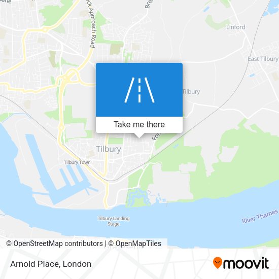 Arnold Place map