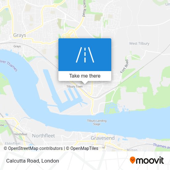 Calcutta Road map