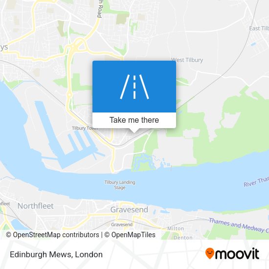 Edinburgh Mews map