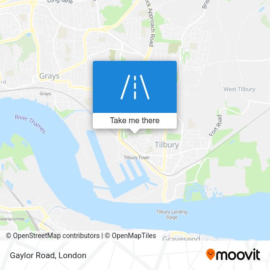 Gaylor Road map
