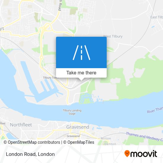London Road map