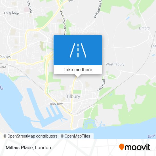 Millais Place map